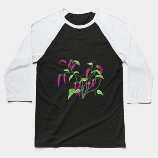 AUTUMN BUSH WITH PINK BERRIES Baseball T-Shirt